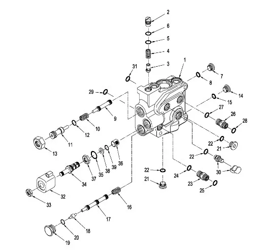 87613378 - Золотник клапана гидр. парк. T9/St.